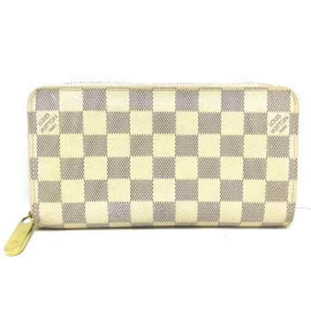 LOUIS VUITTON Zippy Wallet Long Beige Cream